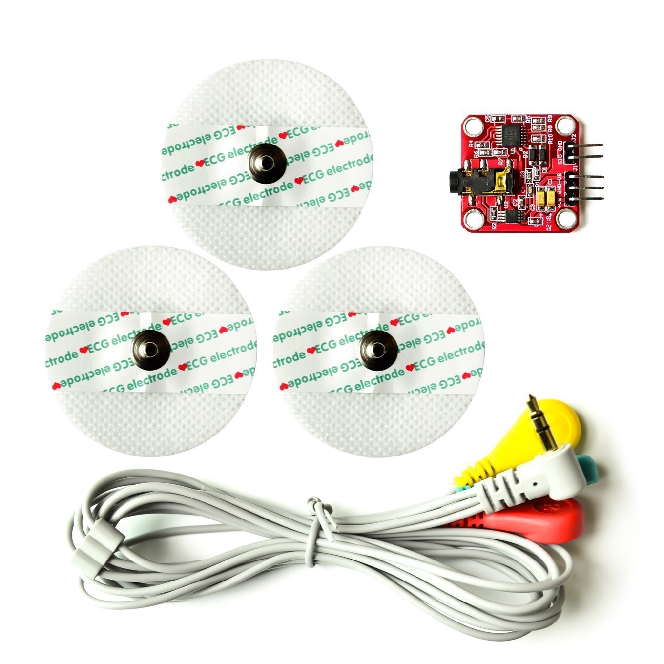 Muscle Sensor Emg - ชุดพัฒนาวงจรอิเล็กทรอนิกส์ Duino เซ็นเซอร์อนาล็อกไฟฟ้าของกล้ามเนื้อ