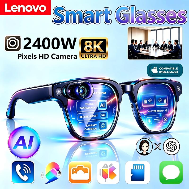 แว่นตาอัจฉริยะ AI ของ Lenovo พ - Smart Glasses Lens บทวิจารณ์และราคา