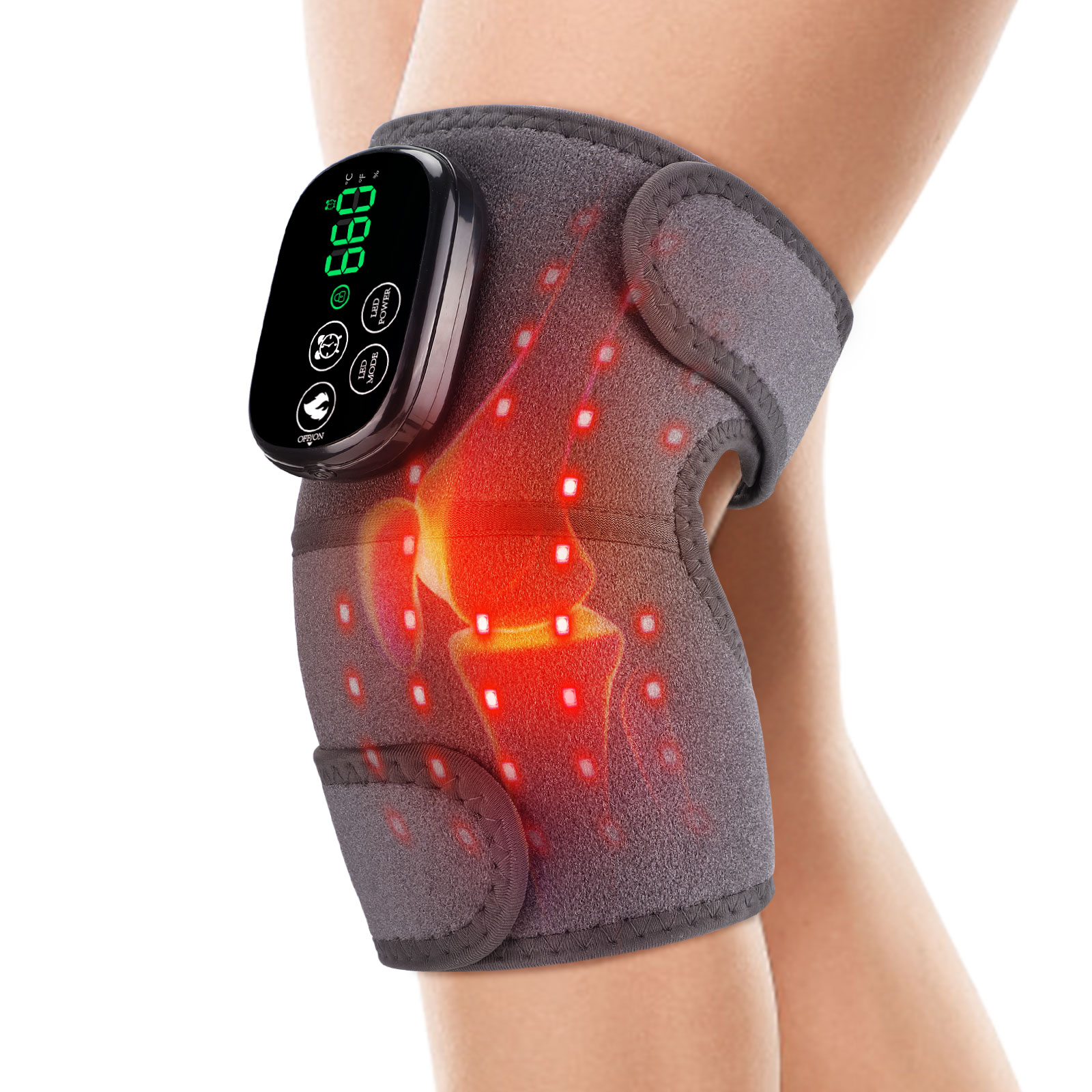 สนับเข่าไฟแดงสำหรับออกกำลังกาย - Smart Knee Wrap บทวิจารณ์และราคา